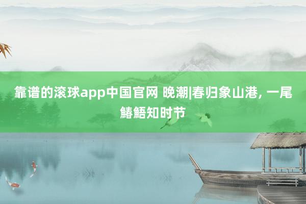 靠谱的滚球app中国官网 晚潮|春归象山港， 一尾鰆鯃知时节