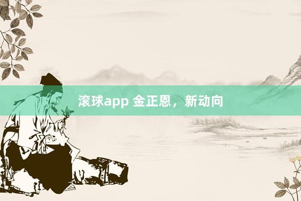 滚球app 金正恩，新动向